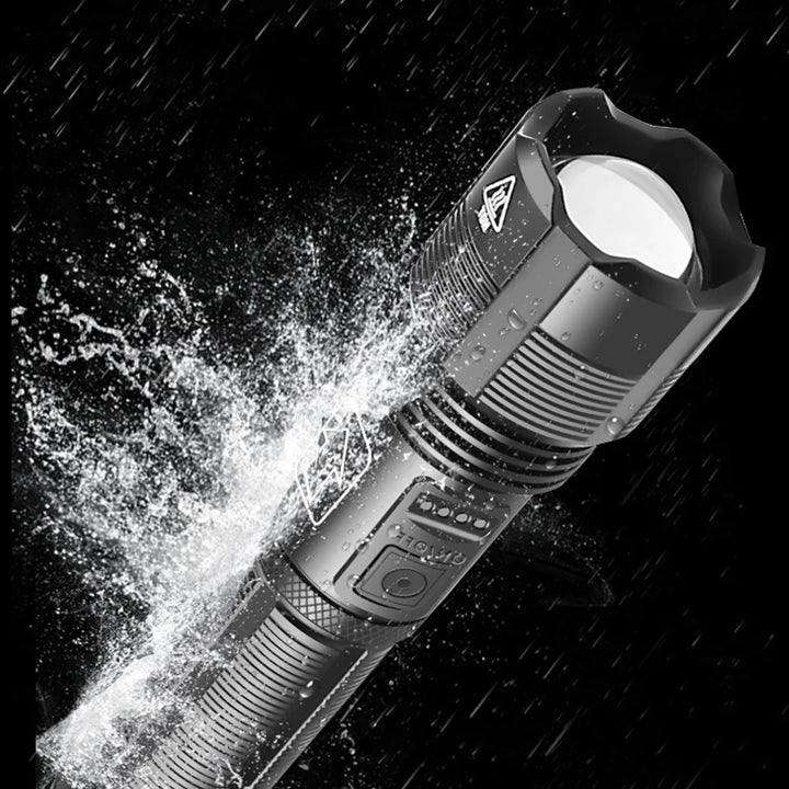 XHP70 Led Flashlight  XHP50 Tactical Hunting Torch Usb Rechargeable