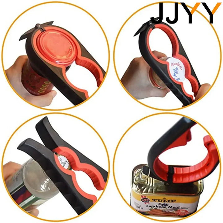 Can Opener Multifunctional Four In One Beverage Bottle Opener