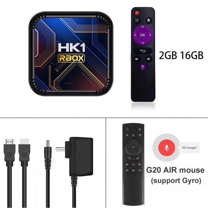 TV Box Android 13  RK3528 8K HDR10 WIFI6 Android TV Box 2024 Media Player Set Top Box HK1RBOX K8S 4GB 64GB