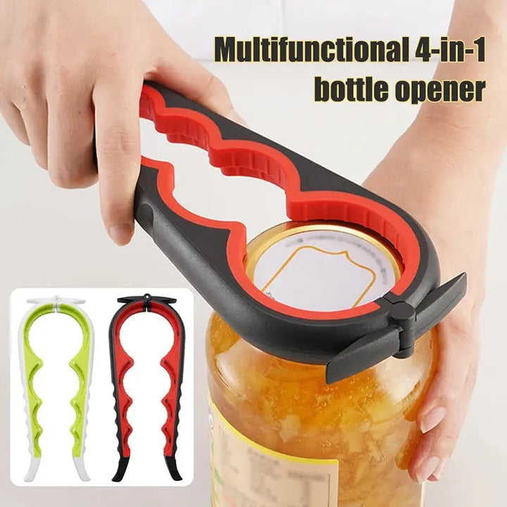 Can Opener Multifunctional Four In One Beverage Bottle Opener