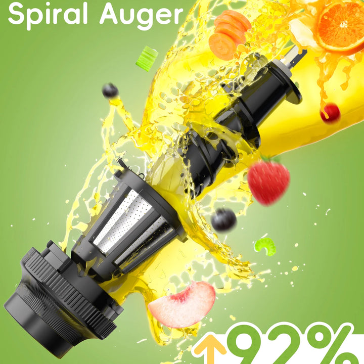 Slow Masticating Juicer Machines with Reverse Function,High Juice