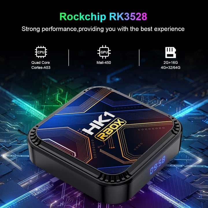 TV Box Android 13  RK3528 8K HDR10 WIFI6 Android TV Box 2024 Media Player Set Top Box HK1RBOX K8S 4GB 64GB