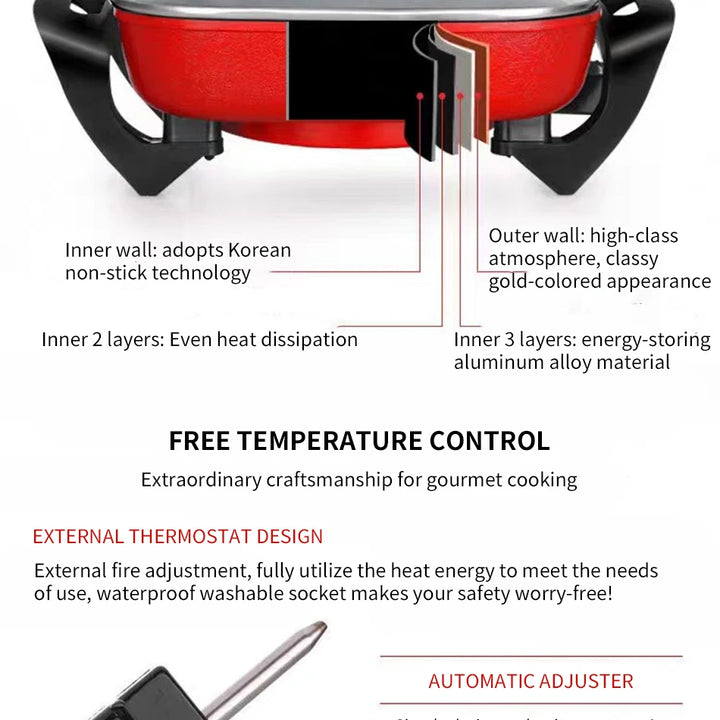 Multi functional  instant hot pot electric