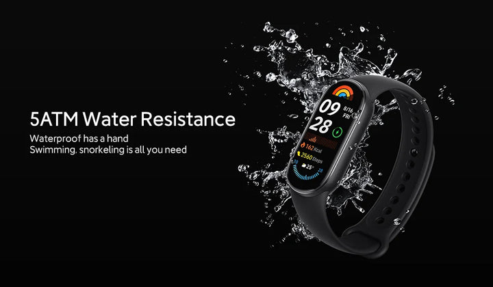 Global Version Xiaomi Mi Band 9 Heart Rate Blood Oxygen Monitoring 1.62" AMOLED Touch Display 150+ Fitness Modes 233mAh Battery