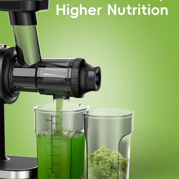 Slow Masticating Juicer Machines with Reverse Function,High Juice