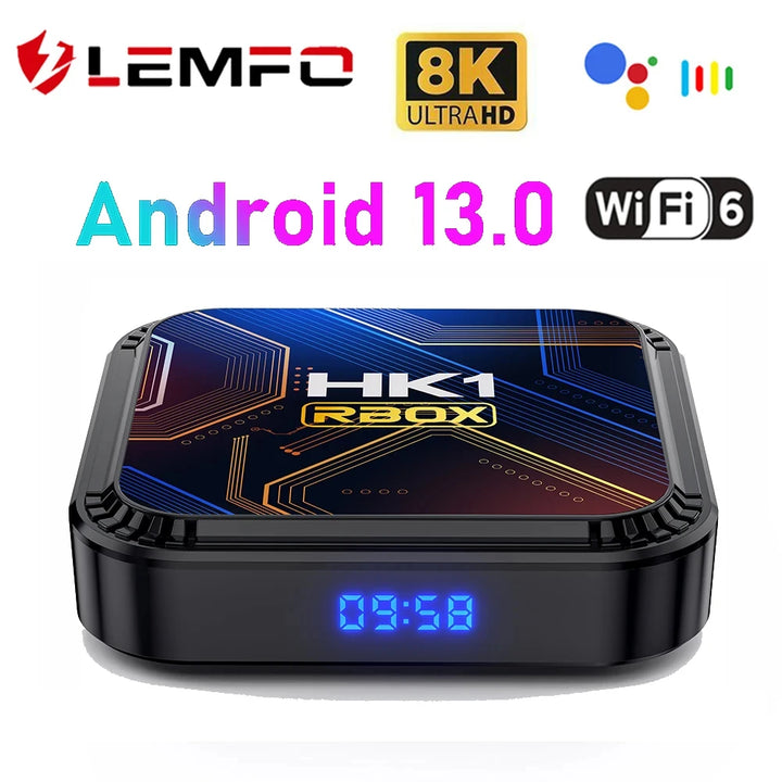 TV Box Android 13  RK3528 8K HDR10 WIFI6 Android TV Box 2024 Media Player Set Top Box HK1RBOX K8S 4GB 64GB