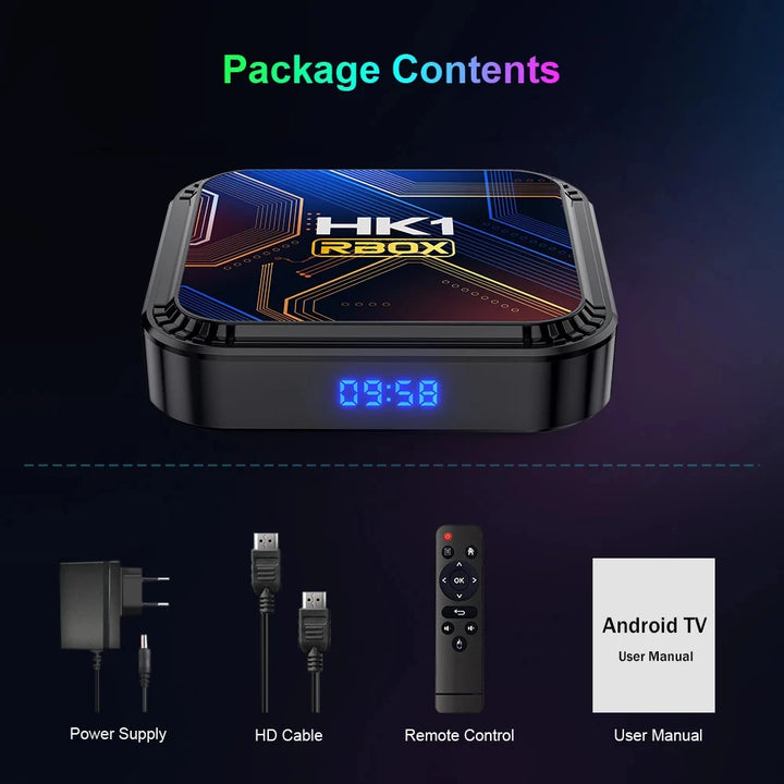 TV Box Android 13  RK3528 8K HDR10 WIFI6 Android TV Box 2024 Media Player Set Top Box HK1RBOX K8S 4GB 64GB